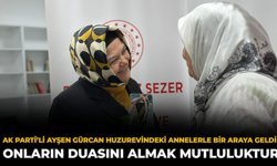 AK Parti’li Gürcan Huzurevindeki Annelerle Bir Araya Geldi: Onların Duasını Almak Mutluluktur