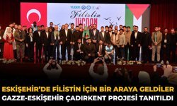Eskişehir’de Filistin İçin Bir Araya Geldiler: Gazze-Eskişehir Çadırkent Projesi Tanıtıldı
