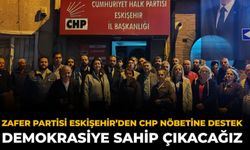 Zafer Partisi Eskişehir’den CHP Nöbetine Destek: Demokrasiye Sahip Çıkacağız