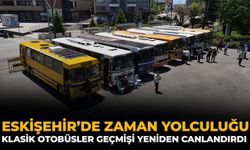 Eskişehir’de Zaman Yolculuğu: Klasik Otobüsler Geçmişi Yeniden Canlandırdı