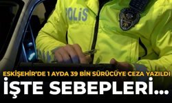 Eskişehir'de Bir Ayda 39 Bin Sürücüye Ceza Yazıldı: İşte Sebepleri