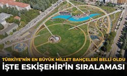 Türkiye'nin En Büyük Millet Bahçeleri Belli Oldu: İşte Eskişehir'in Sıralaması