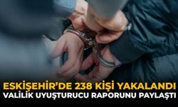 Eskişehir'de 238 Kişi Yakalandı: Valilik Uyuşturucu Raporunu Paylaştı