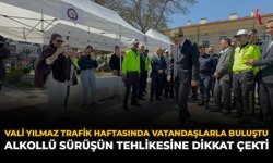 Vali Yılmaz Trafik Haftasında Vatandaşlarla Buluştu: Alkollü Sürüşün Tehlikesine Dikkat Çekildi