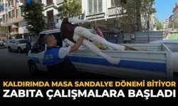 Kaldırımda Masa Sandalye Dönemi Bitiyor: Zabıta Çalışmalara Başladı