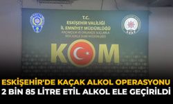 Eskişehir'de Kaçak Alkol Operasyonu: 2 Bin 85 Litre Etil Alkol Ele Geçirildi
