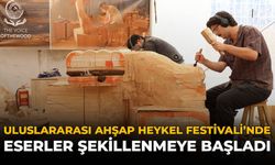 Uluslararası Ahşap Heykel Festivali’nde Eserler Şekillenmeye Başladı