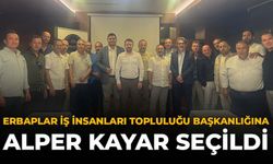 ERBAPLAR İş İnsanları Topluluğu Başkanlığına Alper Kayar Seçildi