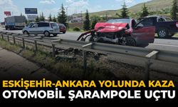 Eskişehir-Ankara Yolunda Kaza: Otomobil Şarampole Uçtu