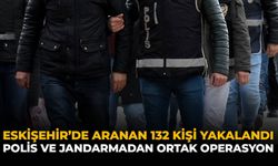 Eskişehir’de Aranan 132 Kişi Yakalandı: Polis ve Jandarmadan Ortak Operasyon