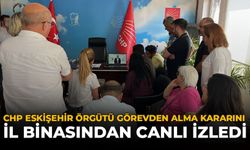 CHP Eskişehir Örgütü Görevden Alma Kararını İl Binasından Canlı İzledi