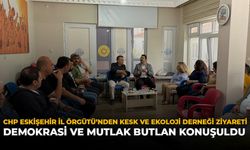 CHP Eskişehir İl Örgütü'nden KESK ve Ekoloji Derneği Ziyareti: Demokrasi ve Mutlak Butlan Konuşuldu