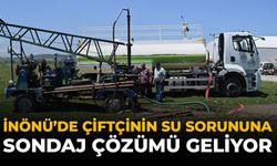 İnönü’de Çiftçinin Su Sorununa Sondaj Çözümü Geliyor