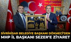 Sivrihisar Belediye Başkanı Dökmeci’den MHP İl Başkanı Sezer’e Ziyaret