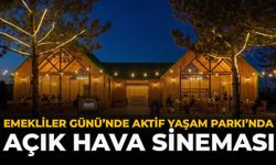 Emekliler Günü’nde Aktif Yaşam Parkı’nda Açık Hava Sineması