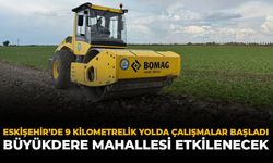 Eskişehir'de 9 Kilometrelik Yolda Çalışmalar Başladı