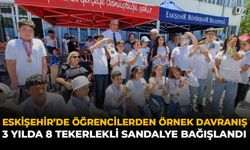 Eskişehir'de Öğrencilerden Örnek Davranış: 3 Yılda 8 Tekerlekli Sandalye Bağışlandı
