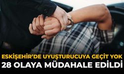 Eskişehir'de Uyuşturucuya Geçit Yok: 28 Olaya Müdahale Edildi