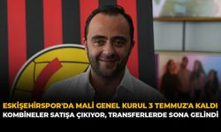 Eskişehirspor'da Mali Genel Kurul 3 Temmuz'a Kaldı: Kombineler Satışa Çıkıyor, Transferlerde Sona Gelindi