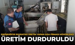 Eskişehir'de Ruhsatsız Üretim Yapan Gıda Firması Mühürlendi: Üretim Durduruldu