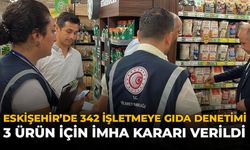 Eskişehir'de 342 İşletmeye Gıda Denetimi: 3 Ürün İçin İmha Kararı Verildi