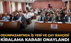 Odunpazarı’nda İş Yeri ve Çay Bahçesi Kiralama Kararı Onaylandı