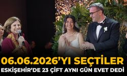 06.06.2026’yı Seçtiler: Eskişehir’de 23 Çift Aynı Gün Evet Dedi