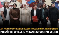 AK Parti Odunpazarı Kadın Kolları’nda Yeni Dönem: Nezihe Atlas Mazbatasını Aldı