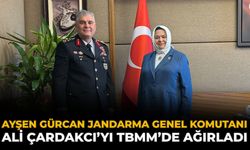 Ayşen Gürcan, Jandarma Genel Komutanı Ali Çardakcı’yı TBMM’de Ağırladı