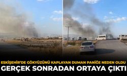 Eskişehir’de Gökyüzünü Kaplayan Duman Paniğe Neden Oldu: Gerçek Sonradan Ortaya Çıktı