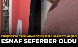 Eskişehir'de Tabeladan Gelen Sesle Harekete Geçildi: Esnaf Seferber Oldu