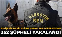 Eskişehir Dahil 45 İlde Narko Pars Operasyonu: 352 Şüpheli Yakalandı