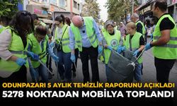 Odunpazarı 5 Aylık Temizlik Raporunu Açıkladı: 5.278 Noktadan Mobilya Toplandı