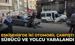 Eskişehir'de İki Otomobil Çarpıştı: Sürücü ve Yolcu Yaralandı