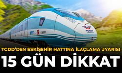 TCDD'den Eskişehir Hattında İlaçlama Uyarısı: 15 Gün Dikkat