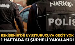 Eskişehir'de Uyuşturucuya Geçit Yok: 1 Haftada 51 Şüpheli Yakalandı