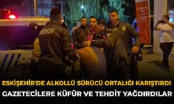 Eskişehir'de Alkollü Sürücü Ortalığı Karıştırdı: Gazetecilere Küfür Ve Tehdit Yağdırdılar