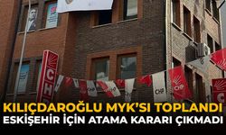 Kılıçdaroğlu MYK’sı Toplandı: Eskişehir İçin Atama Kararı Çıkmadı!