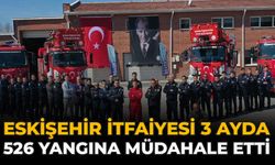 Eskişehir İtfaiyesi 3 Ayda 526 Yangına Müdahale Etti