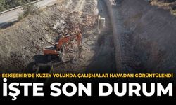 Eskişehir'in Kuzey Yolunda Çalışmalar Havadan Görüntülendi: İşte Son Durum