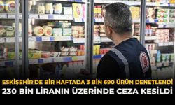 Eskişehir'de Bir Haftada 3 Bin 690 Ürün Denetlendi: 230 Bin Liranın Üzerinde Ceza Kesildi
