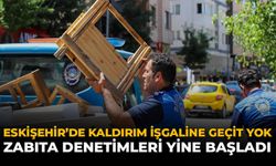 Eskişehir'de Kaldırım İşgaline Geçit Yok: Zabıta Denetimleri Yine Başladı