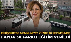 Eskişehir'de Memnuniyet Yüzde 98 Seviyesinde: 1 Ayda 30 Farklı Eğitim Verildi
