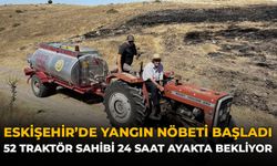 Eskişehir’de Yangın Nöbeti Başladı: 52 Traktör Sahibi 24 Saat Ayakta Bekliyor