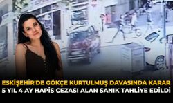 Eskişehir'de Gökçe Kurtulmuş Davasında Karar: 5 Yıl 4 Ay Hapis Cezası Alan Sanık Tahliye Edildi