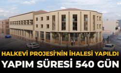 Halkevi Projesi'nin İhalesi Yapıldı: Yapım Süresi 540 Gün