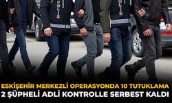 Eskişehir Merkezli Operasyonda 10 Tutuklama: 2 Şüpheli Adli Kontrolle Serbest Kaldı