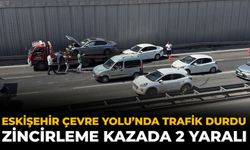 Eskişehir Çevre Yolu’nda Trafik Durdu: Zincirleme Kazada 2 Yaralı