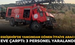 Eskişehir’de Yangından Dönen İtfaiye Aracı Eve Çarptı: 3 Personel Yaralandı