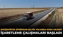 Eskişehir’de Sivrihisar-Çeltik Yolunda Sona Gelindi: İşaretleme Çalışmaları Başladı